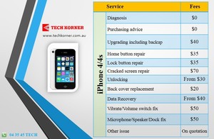 Tech Korner Pty Ltd Pic 5 - iPhone 44S repair