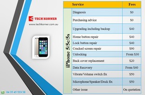 Tech Korner Pty Ltd Pic 4 - iPhone 55C5S Repair