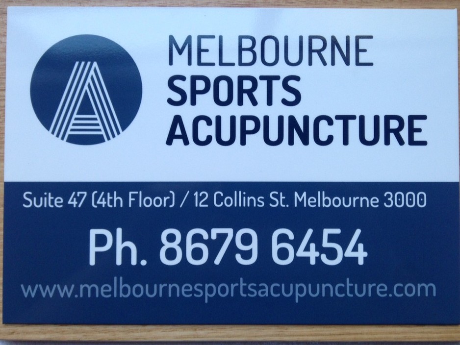 Melbourne Sports Acupuncture Pic 1