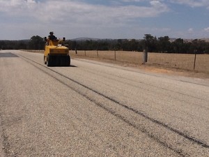 Armstrong Asphalt Pty Ltd Pic 4 - New road at gvr Seymour