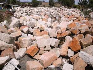 Reborn Timber Pic 2 - Sandstone stock pile