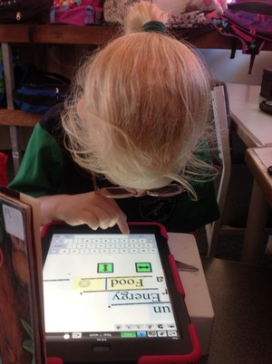 Eyes and Independence Pic 2 - Ipad training for schoolwork specialised apps for differentiation