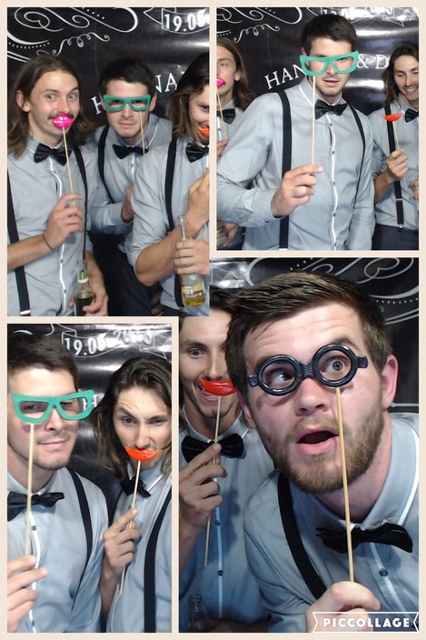 The Selfie Station Pic 1 - Groomsmen loving The Selfie Station