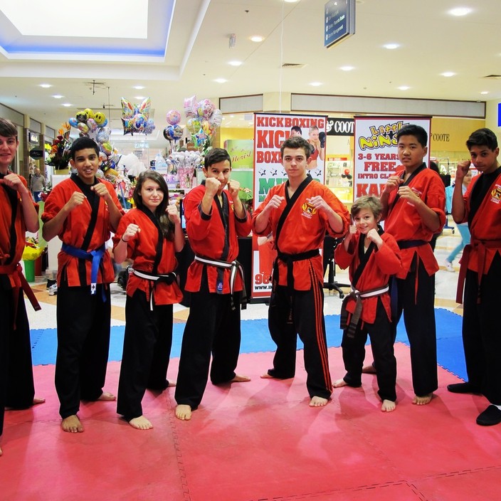 IMC Kemps Creek Pic 1 - IMC team performing at the local shopping center