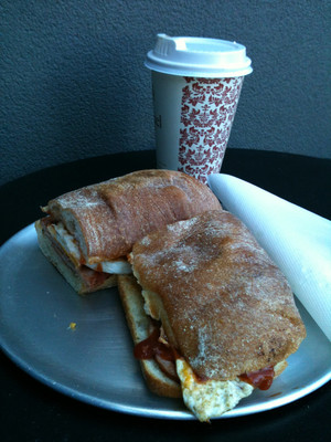 TAMP Espresso Bar Pic 3 - Morning snack before work