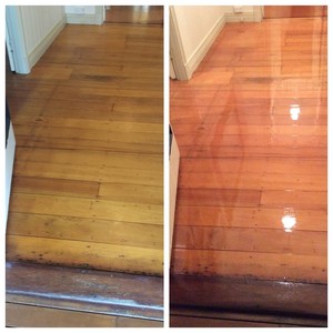 Mr Sandless Pic 5 - Wood Floor Refinsih and Recolouri walnut tone