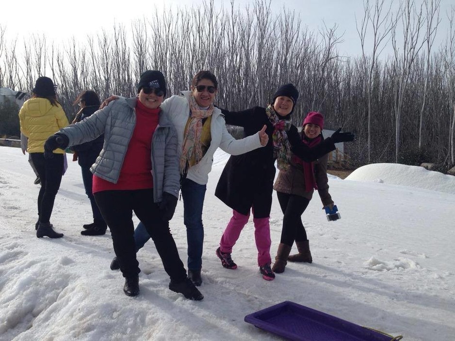 Snow Trip Australia Pic 2 - Clients loving the snow