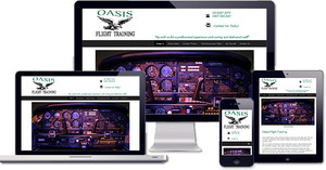 Mentat Web Designs Pic 3 - Custom Designed WordPress Template Responsive Website for wwwoasisflighttrainingcomau