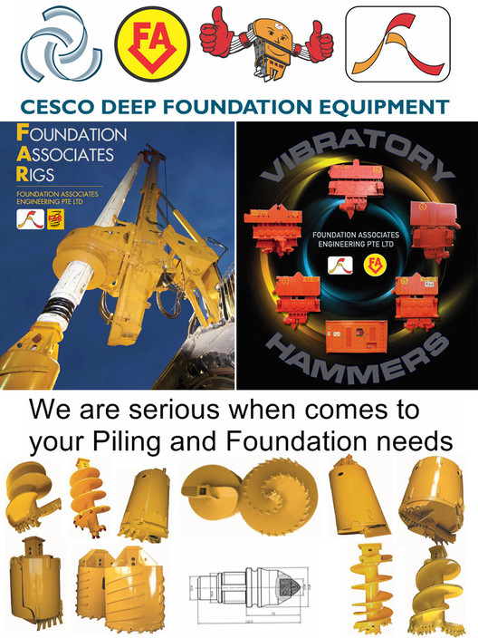 Cesco Equipment Pty Ltd Pic 1 - Bore Pile Rig Vibratory hammer Hydraulic Impact hammer Bore pile tooling from Progressive Auger to clean out buckets to Core barrel