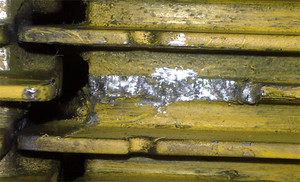 Escalator Safety Services Pty Ltd Pic 3 - TRead Plate onsite repairs Chip