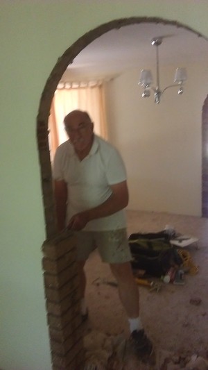 H.A.D. To Paint Pic 5 - We also do Removals of Feature Brick Archways making entrance ways more open and modern