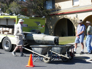 Concrete Taxi Pic 3 - 2 loan barrows on board