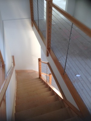 Andrew Lyon Carpenter Pic 4 - Wire balustrade