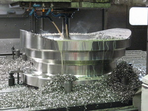 Balcombe Engineering Pty Ltd Pic 4 - Milling a Self Reinforced Weld Neck