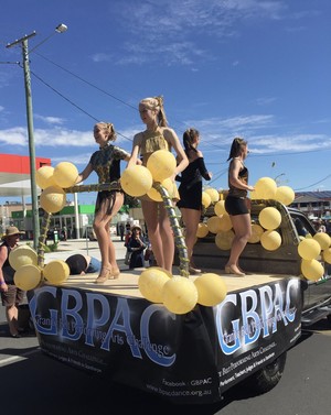 The Ritz Performing Arts Centre Pic 2 - Ritz Tappers in the Apple Grape Parade 2016