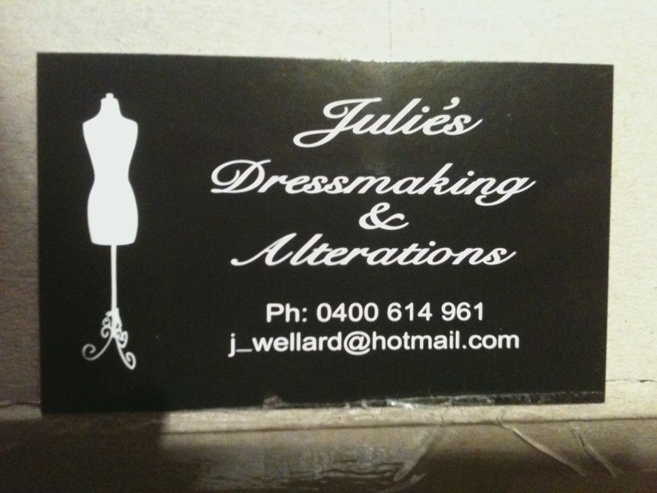 Julie's Dressmaking and Alterations Pic 1