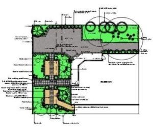 Beddison Garden Designs Pic 4 - Canterbury Formal Site Plan