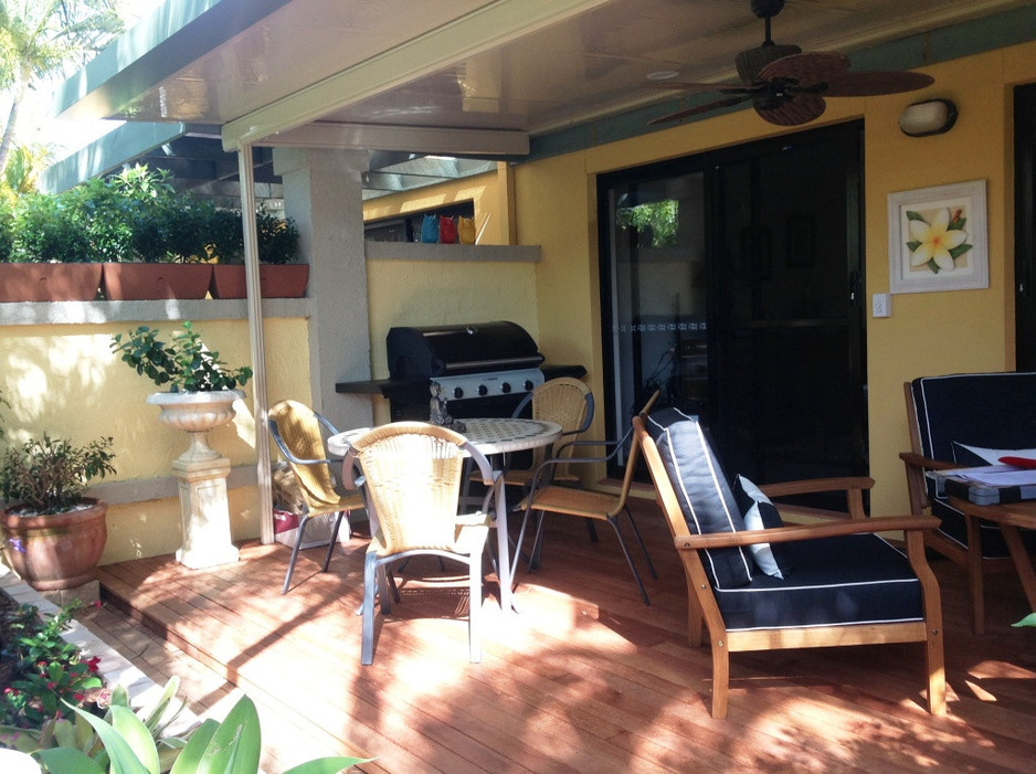 Queensland Lifestyle Patios Pic 1 - Apartment lifestyle with a new deck roof doors fans and more for a complete update