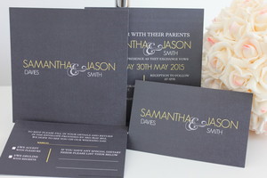 Adore Lifestyle Pic 2 - Yellow and Grey Wedding Invitations