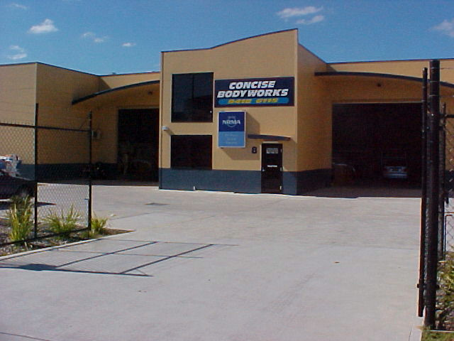 Concise Bodyworks Pty Ltd Pic 1 - Ample off road parking safe and secure