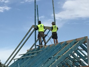 Resonate Homes Pic 2 - New home roof construction