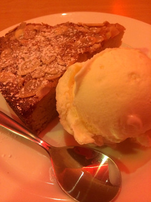 City Extra Restaurant Pic 5 - Coconut almond cake with icecream