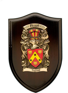 Heraldic Origins Pic 2 - Brass and Pewter Shields Several sizes available