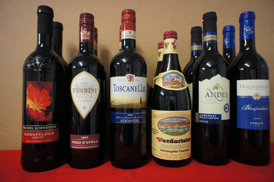 European Wine Cellars Pic 1 - Some of our Red Wines