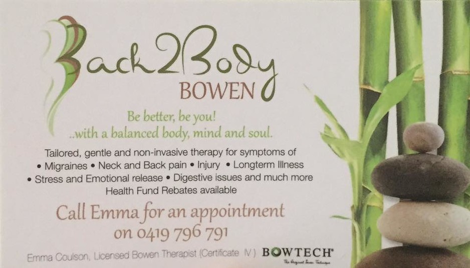 Back 2 Body Bowen Pic 1