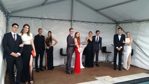 Brisbane Events Pic 2 - Marquee installed for school PreFormal