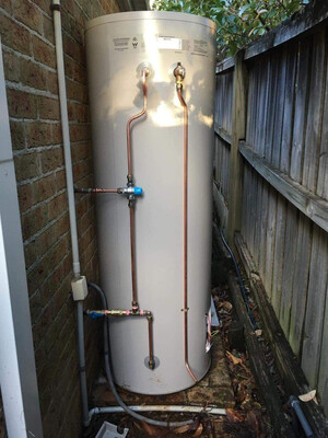 Resolved Plumbing Pic 3 - hot water installation