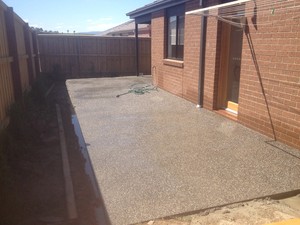 Mascon Concrete Pty Ltd. Pic 4 - Exposed Aggregate Spence Mix sealed