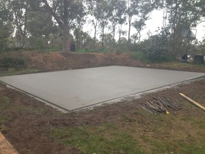 Mascon Concrete Pty Ltd. Pic 3 - Shed Slab