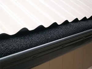 Gutter Protector Pic 3 - GUTTER PROTECTOR SITS INSIDE YOUR GUTTER SO IS INVISIBLE FROM GROUND LEVEL