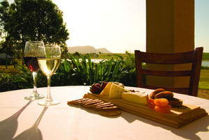 Pokolbin Kitchen Pic 3 - Savour the taste whilst enjoying sweeping views over the surrounding wineries lake and mountains