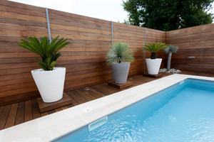 Brisbane Project Builders Pic 2 - Privacy Screen for a pool surround adds a perfect finishing touch