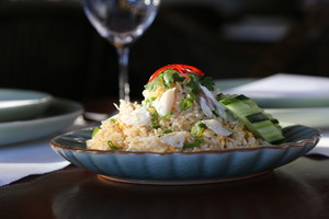 Chedi Thai Pic 2 - Blue Swimmer Crab Fried Rice