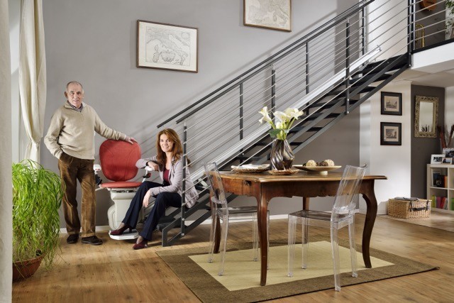 Ideal Stairlifts Pic 1 - Attractive and unobtrusive an Ideal Stairlift fits beautifully in your home