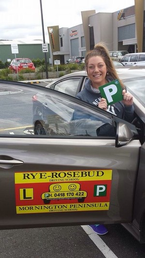 MORNINGTON PENINSULA DRIVING SCHOOL Pic 2 - Another happy Customer