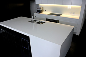 Premium Stone Bench Tops Pic 2 - Caesarstone SNOW