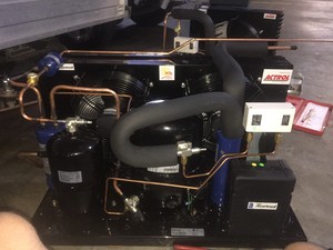 Daly Refrigeration and Air Conditioning Pic 5 - Remote freezer room condensing unit supplied and fully fitted with appropriate equipment