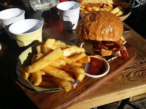 Karoo & Co. Pic 4 - fried cajun chicken burger