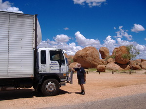 Buck Removals Pic 4 - Devils marbles NT a load to Alice