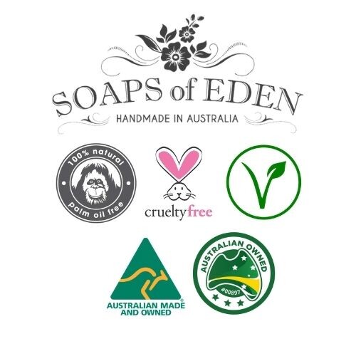 Soaps Of Eden Pic 1 - Palm Oil Free Organic Vegan Made in Australia Australian Owned Shop Online