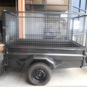 Mongrel Trailers Pic 5 - Box Trailer with Cage