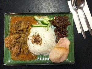 Sayong Curry & Laksa Pic 2 - Nasi lemak with chicken curry option