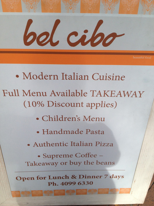 Bel Cibo Pic 1 - Set menu