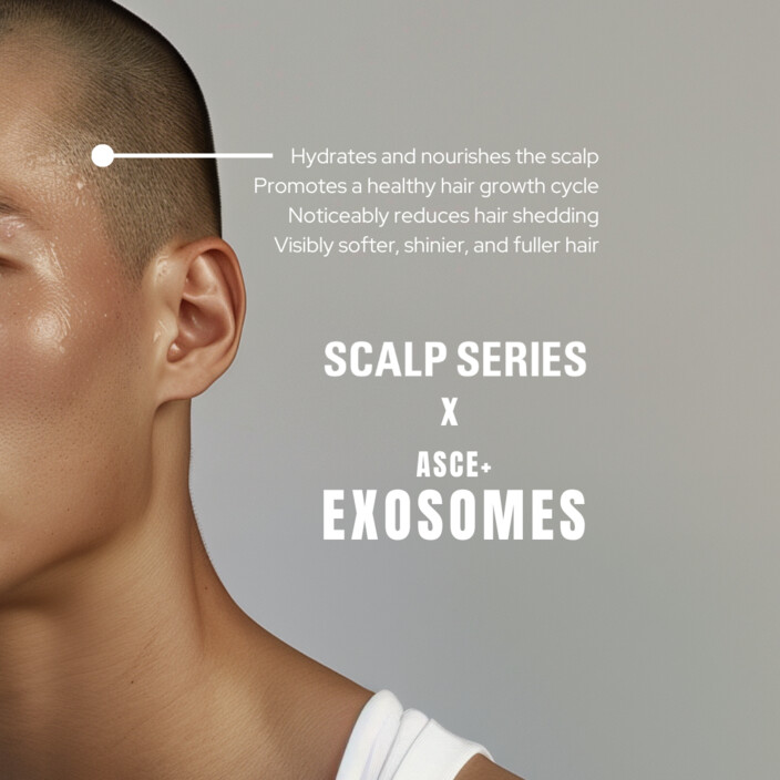 Scalp Series Pic 1 - Our most popular Scalp Series x ASCE Exosomes