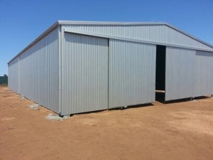 Alpha Industries Pic 3 - Rural Building 12m Span in ZINCALUMER with Sliding Doors