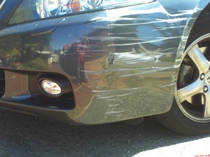 Perth Mobile Bumper Repairs Pic 5 - Before